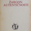 Adorno: Žargon autentičnosti