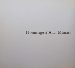 Hommage a A. T. Mimara