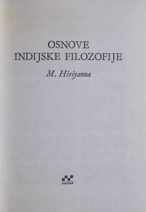 Osnove indijske filozofije