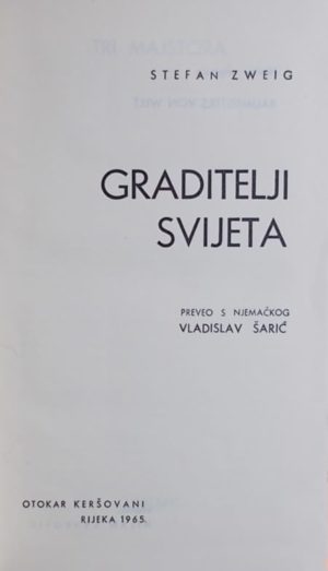 Zweig-Graditelji svijeta