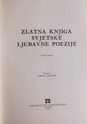 Zlatna knjiga svjetske ljubavne poezije