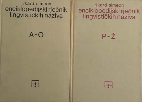 Simeon: Enciklopedijski rječnik lingvističkih naziva 1-2