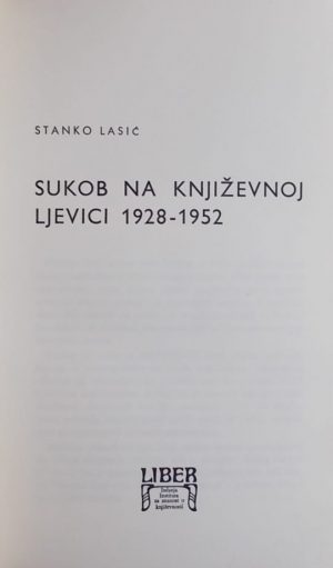 Lasić-Sukob na književnoj ljevici