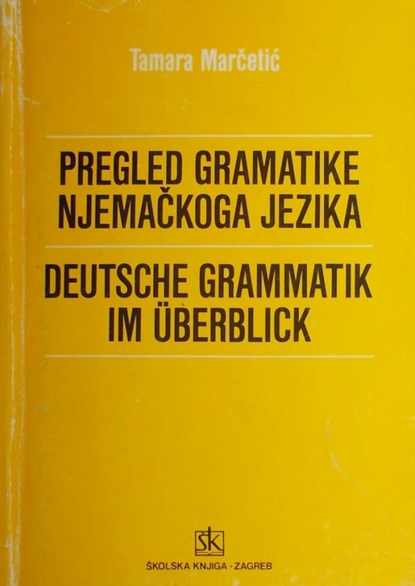 Marčetić-Pregled gramatike njemačkog jezika