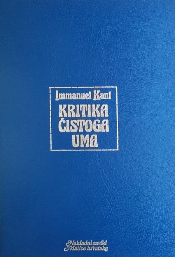 Kant: Kritika čistoga uma