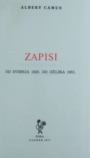 Camus: Zapisi