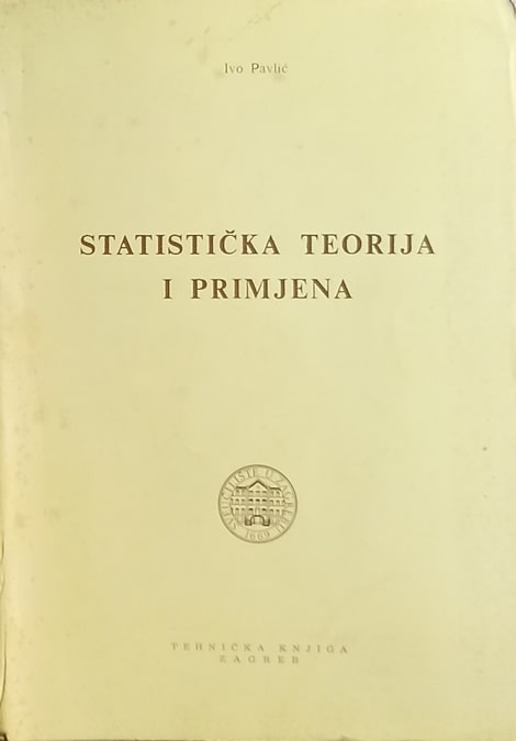 Statistička Teorija I Primjena | Knjižara I Antikvarijat Brala | Zagreb