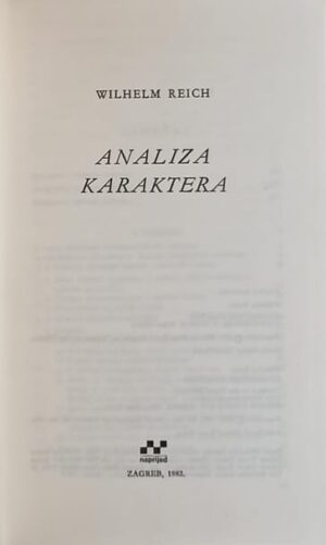 Reich-Analiza karaktera