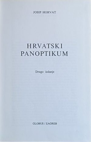 Horvat: Hrvatski panoptikum