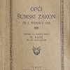 Agić: Opći šumski zakon