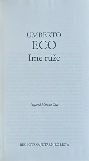 Eco-Ime ruže