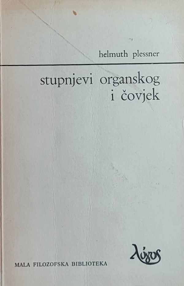 Plessner-Stupnjevi organskog i čovjek