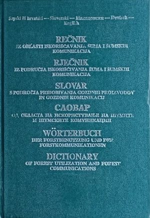 Rječnik iz područja iskorišćivanja šuma i šumskih komunikacija