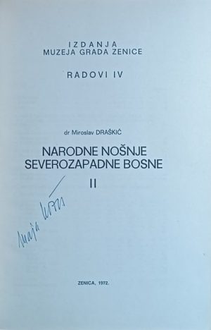 Draškić-Narodne nošnje sjeverozapadne Bosne